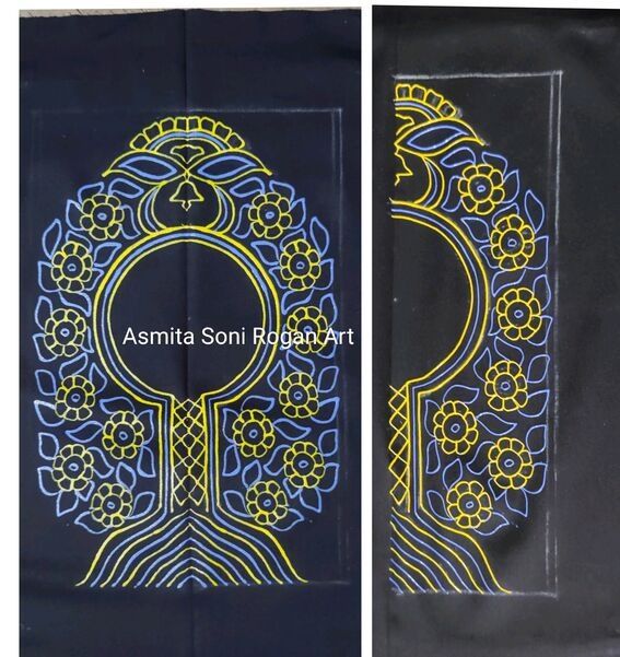 Properly folded from middle