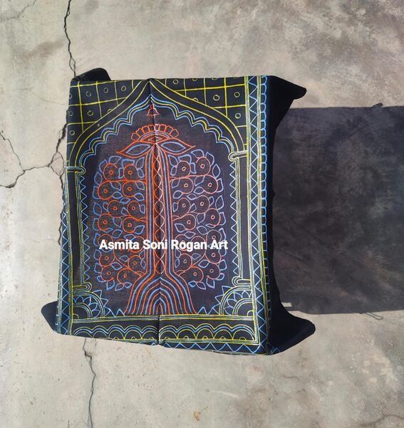 natural method for drying Rogan painting