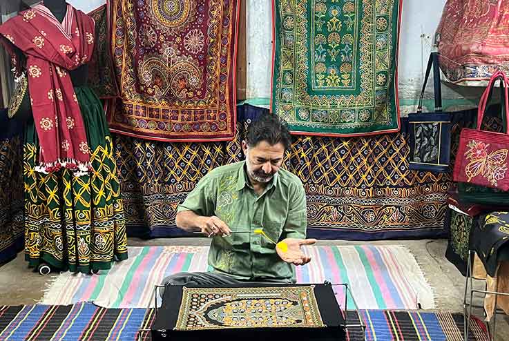 Rogan Art: A 15th Century Textile Painting Technique from India