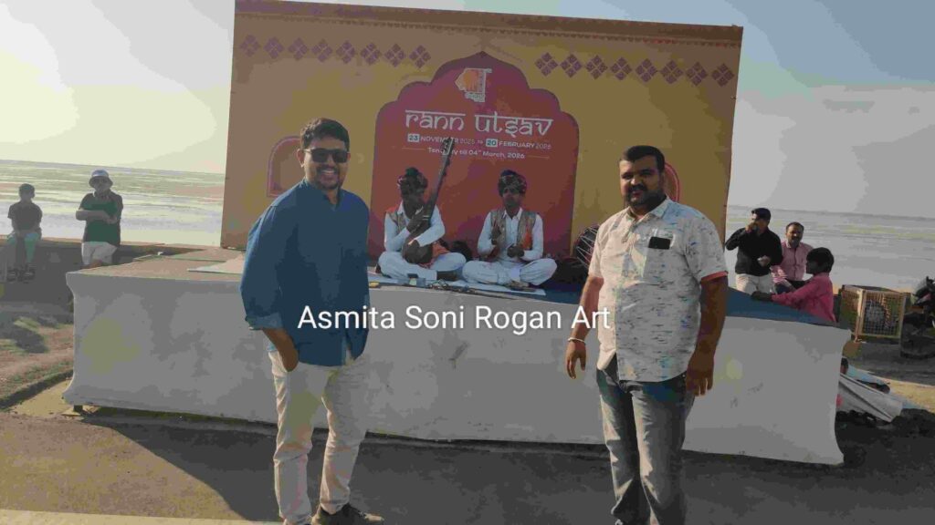 Folk music programme in the Rann Utsav